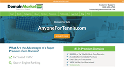 Desktop Screenshot of anyonefortennis.com