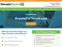 Tablet Screenshot of anyonefortennis.com